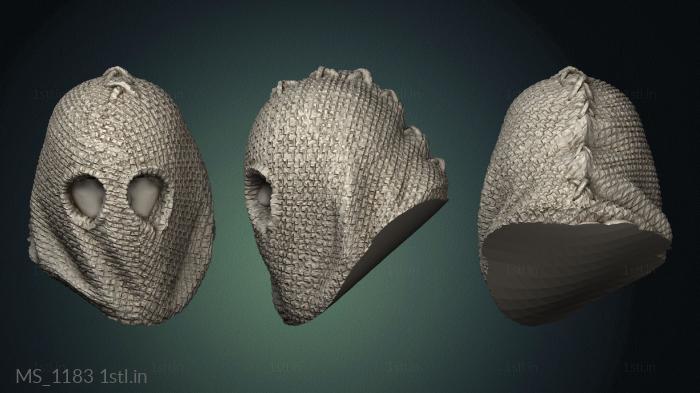 Mask (MS_1183) 3D model for CNC machine