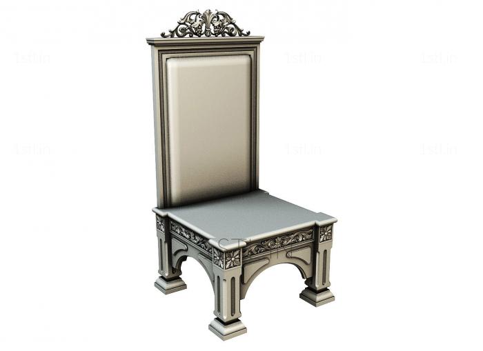 Church furniture (MBC_0012) 3D model for CNC machine