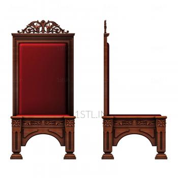 Church furniture (MBC_0012) 3D model for CNC machine