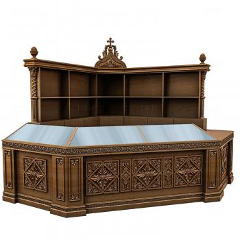 Church furniture (MBC_0018) 3D model for CNC machine