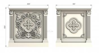 Church furniture (MBC_0031) 3D model for CNC machine