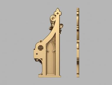 Church furniture (MBC_0049) 3D model for CNC machine