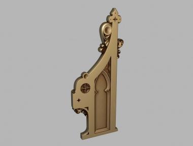 Church furniture (MBC_0049) 3D model for CNC machine