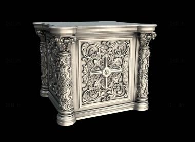 Church furniture (MBC_0053) 3D model for CNC machine