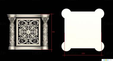 Church furniture (MBC_0053) 3D model for CNC machine