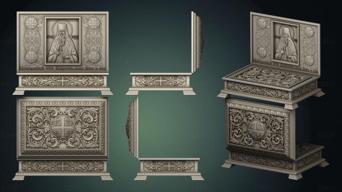 Church furniture (MBC_0058) 3D model for CNC machine