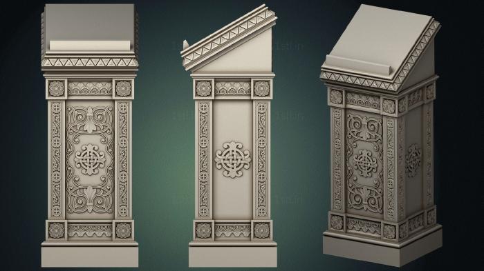 Church furniture (MBC_0059) 3D model for CNC machine