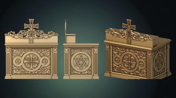 Church furniture (MBC_0065) 3D model for CNC machine