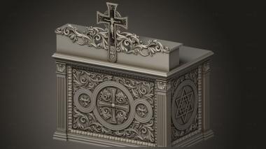 Church furniture (MBC_0071) 3D model for CNC machine