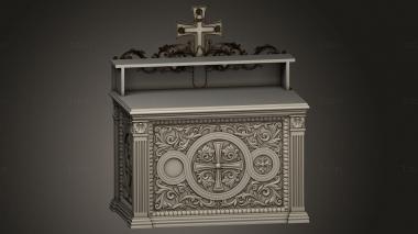 Church furniture (MBC_0072) 3D model for CNC machine