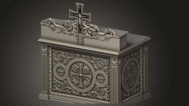 Church furniture (MBC_0072) 3D model for CNC machine