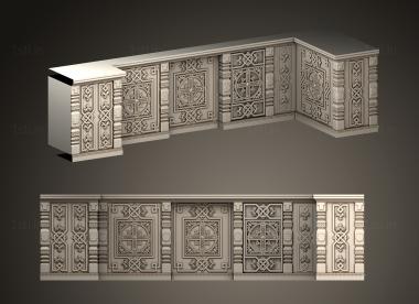 Church furniture (MBC_0073) 3D model for CNC machine