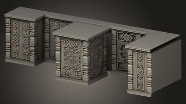 Church furniture (MBC_0074) 3D model for CNC machine