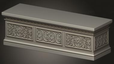 Church furniture (MBC_0082) 3D model for CNC machine