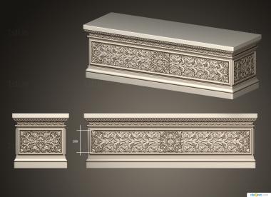 Church furniture (MBC_0083) 3D model for CNC machine