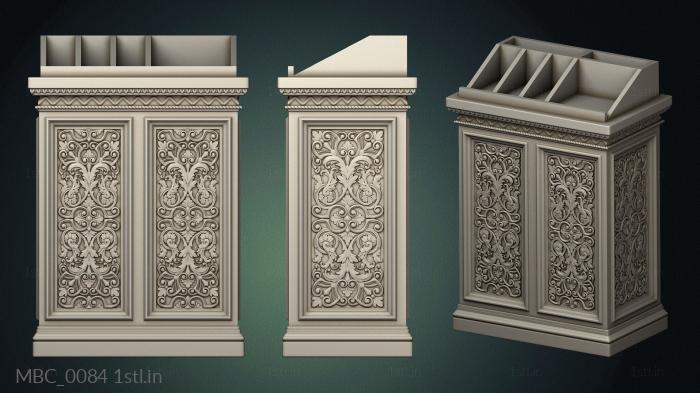 Church furniture (MBC_0084) 3D model for CNC machine