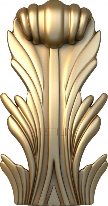 Symmetrycal onlays (NKS_0135) 3D model for CNC machine