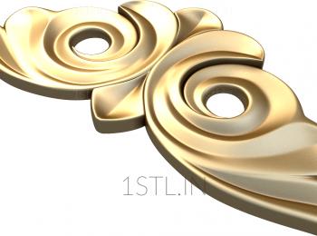 Symmetrycal onlays (NKS_0820) 3D model for CNC machine