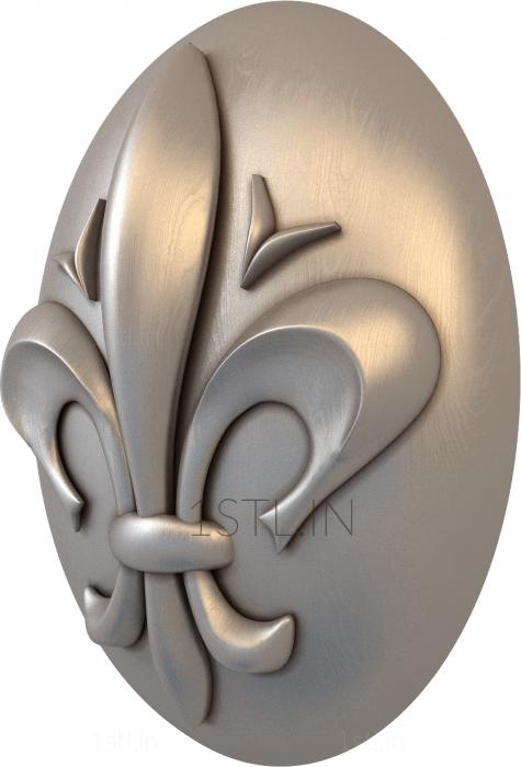 Symmetrycal onlays (NKS_1012) 3D model for CNC machine