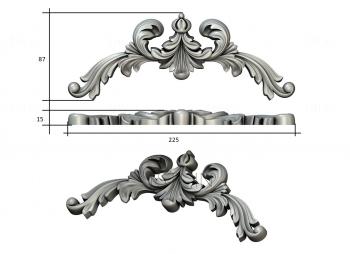 Symmetrycal onlays (NKS_1113) 3D model for CNC machine