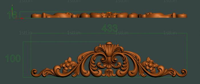 Symmetrycal onlays (NKS_1174) 3D model for CNC machine
