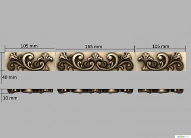 Symmetrycal onlays (NKS_1199) 3D model for CNC machine