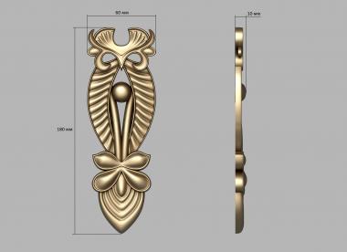 Symmetrycal onlays (NKS_1206) 3D model for CNC machine