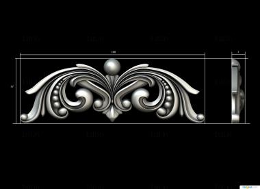 Symmetrycal onlays (NKS_1221) 3D model for CNC machine