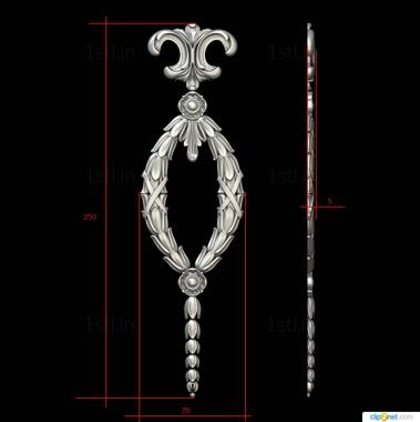 Symmetrycal onlays (NKS_1241) 3D model for CNC machine