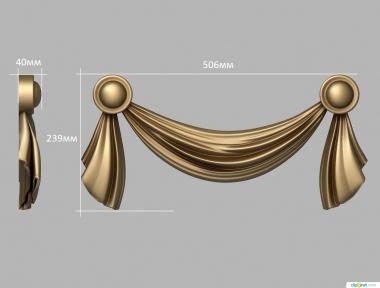 Symmetrycal onlays (NKS_1251) 3D model for CNC machine