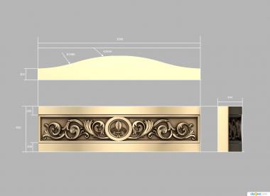 Symmetrycal onlays (NKS_1258) 3D model for CNC machine