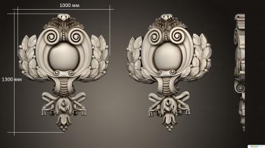 Symmetrycal onlays (NKS_1277) 3D model for CNC machine