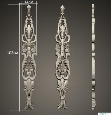 Symmetrycal onlays (NKS_1385) 3D model for CNC machine