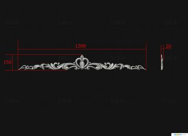 Symmetrycal onlays (NKS_1393) 3D model for CNC machine