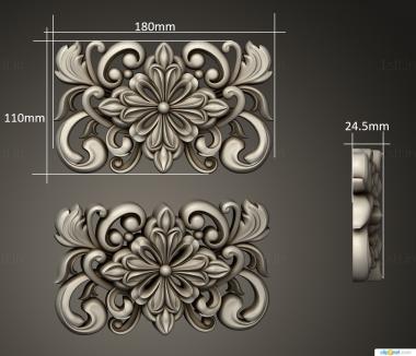 Symmetrycal onlays (NKS_1412) 3D model for CNC machine