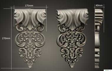 Symmetrycal onlays (NKS_1414) 3D model for CNC machine