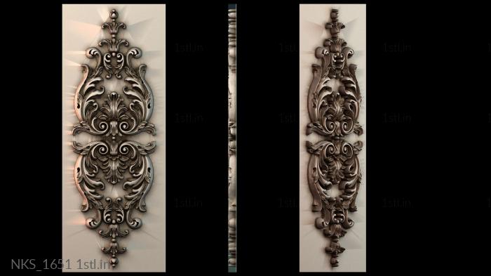 Symmetrycal onlays (NKS_1651) 3D model for CNC machine