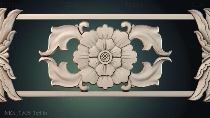 Symmetrycal onlays (NKS_1705) 3D model for CNC machine