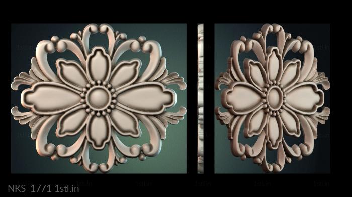Symmetrycal onlays (NKS_1771) 3D model for CNC machine