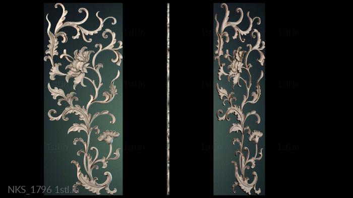 Symmetrycal onlays (NKS_1796) 3D model for CNC machine