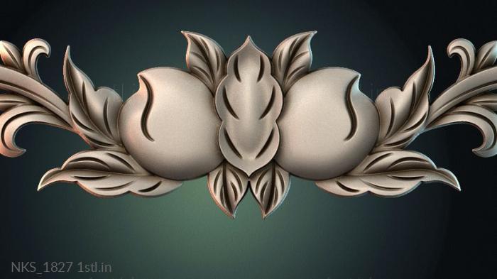 Symmetrycal onlays (NKS_1827) 3D model for CNC machine