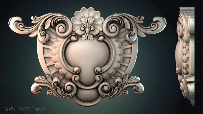 सममितीय ओनले (NKS_1909) सीएनसी मशीन के लिए 3D मॉडल