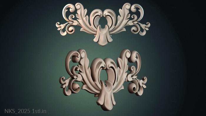 Symmetrycal onlays (NKS_2025) 3D model for CNC machine