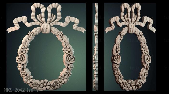 Symmetrycal onlays (NKS_2042) 3D model for CNC machine