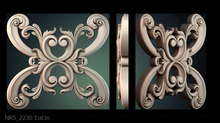 सममितीय ओनले (NKS_2230) सीएनसी मशीन के लिए 3D मॉडल