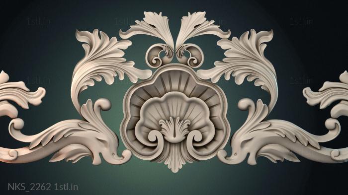 Symmetrycal onlays (NKS_2262) 3D model for CNC machine