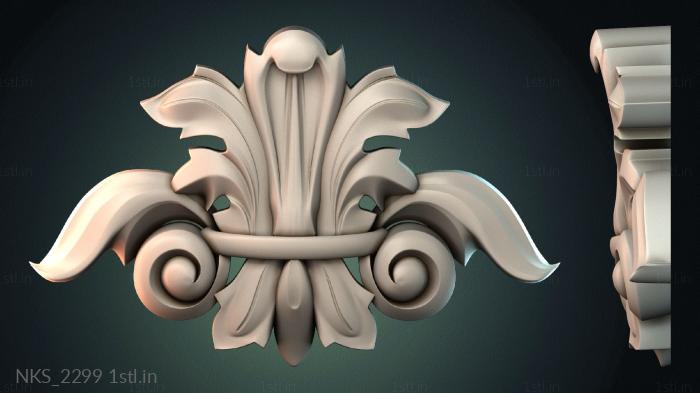 Symmetrycal onlays (NKS_2299) 3D model for CNC machine