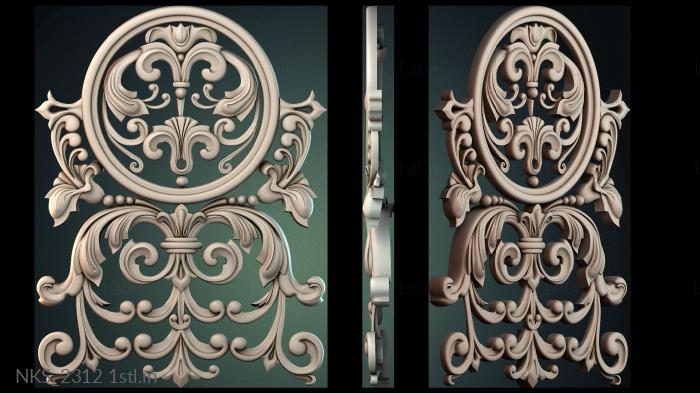 Symmetrycal onlays (NKS_2312) 3D model for CNC machine