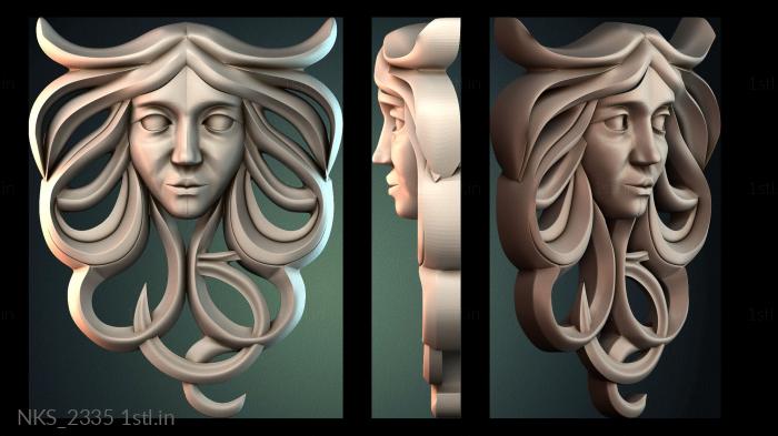 Symmetrycal onlays (NKS_2335) 3D model for CNC machine