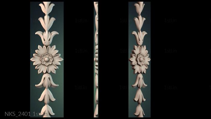 Symmetrycal onlays (NKS_2401) 3D model for CNC machine